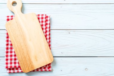 mutfak bezle ahşap tahta boş kesme