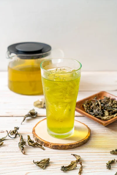 Mrożona Japońska zielona herbata — Zdjęcie stockowe