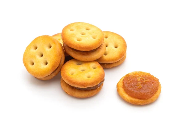 Galletas con mermelada de piña —  Fotos de Stock