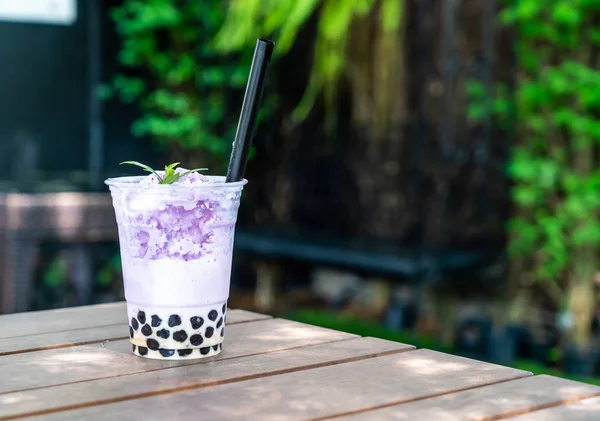 Té de papas moradas con burbuja — Foto de Stock