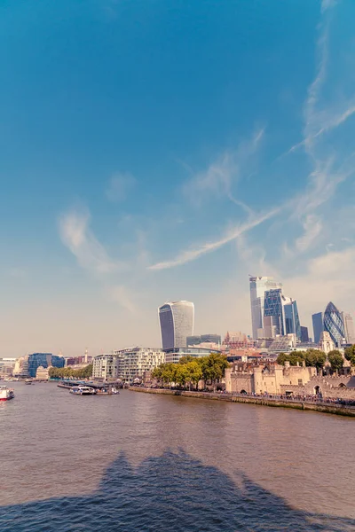 Finansiella distriktet i london — Stockfoto