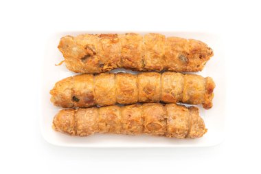 Derin kızarmış Yengeç rulo