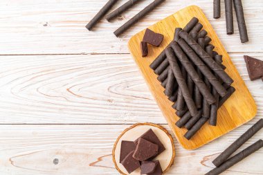 çikolata gofret sopa rulo