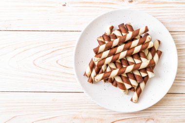 çikolata gofret sopa rulo