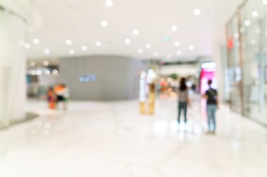 Soyut bulanıklık ve defocused lüks alışveriş merkezi