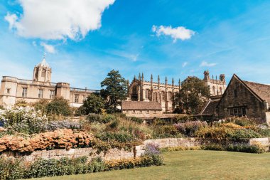 Oxford'da Savaş Anıtı Bahçeli Christ Church, İngiltere