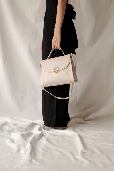 女性革ファッションバッグ — ストック写真