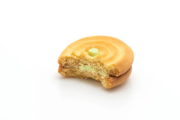 Kekse mit Pandancreme — Stockfoto