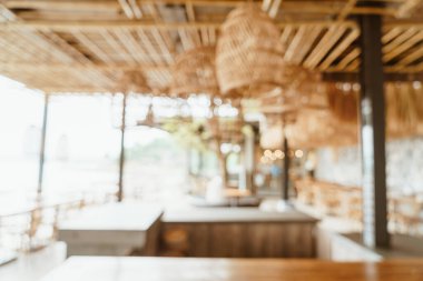 soyut bulanıklık kafe veya kafe 