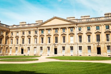 Oxford'daki Güzel Mimari Christ Church Katedrali, İngiltere 