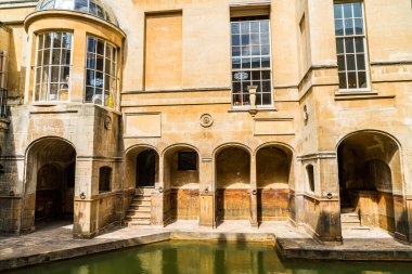 Roman baths Bath, İngiltere