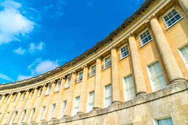 ünlü royal crescent bath, somerset İngiltere İngiltere