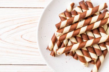 çikolata gofret sopa rulo