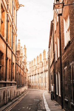 Cambridge'deki Eski Trinity caddesi, İngiltere.