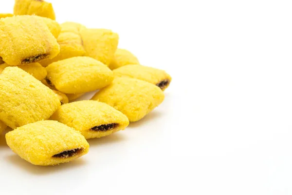 Crispy corn snack with chocolate — Stock Photo, Image