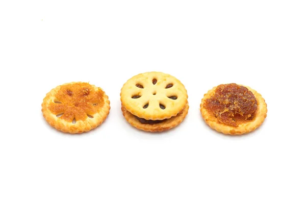 Biscotti con marmellata di ananas — Foto Stock