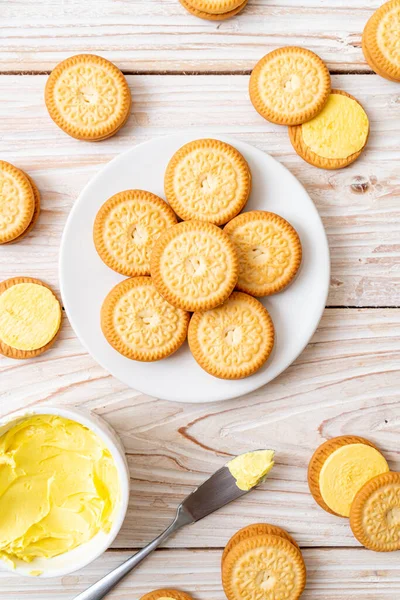 Biscuits à la crème au beurre — Photo