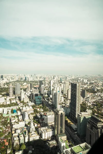 Güzel cityscape mimarisi ve Bangkok Th içinde bina — Stok fotoğraf