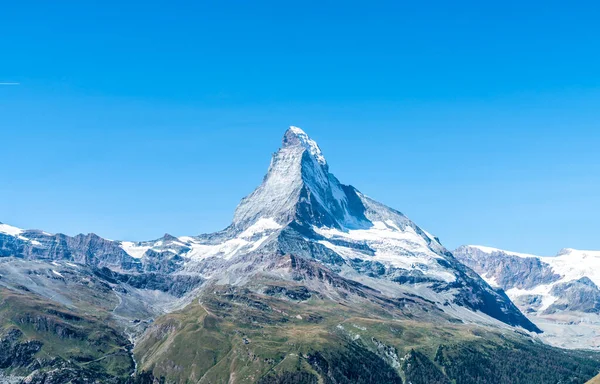 Vistas del pico Matterhorn en Zermatt, Suiza . — Foto de Stock