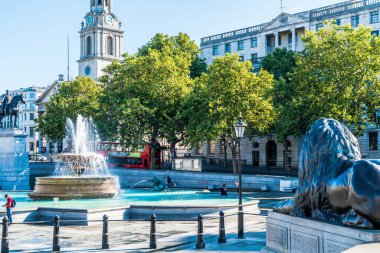 Londra - Uk, Trafalgar Meydanı, Sep 1, 2019. Trafalgar Meydanı 