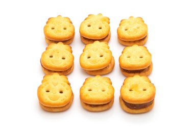 ananas reçel ile bisküvi