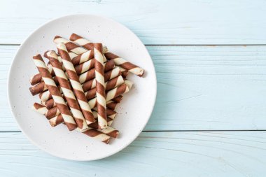 çikolata gofret sopa rulo