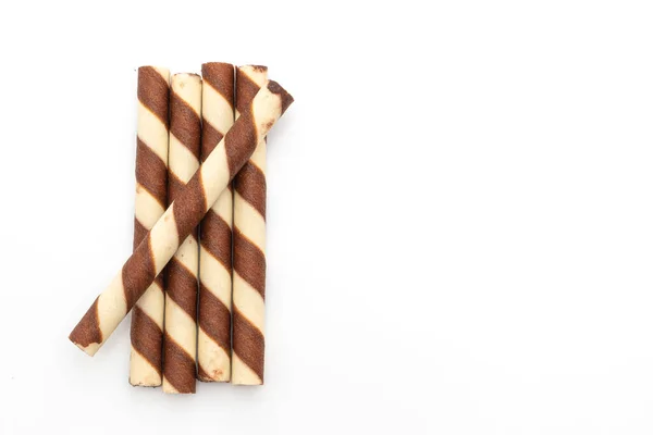 Biscoito wafer stick com sabor creme de chocolate — Fotografia de Stock