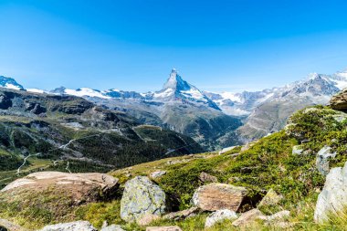 Gösterim Matterhorn Peak Zermatt, İsviçre.
