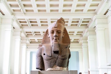 Londra / İngiltere - 2 SEP 2019: Londra 'daki British Museum, İngiltere
