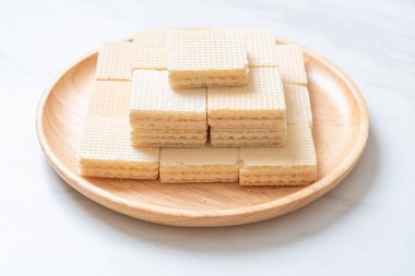 krema ile süt gofret