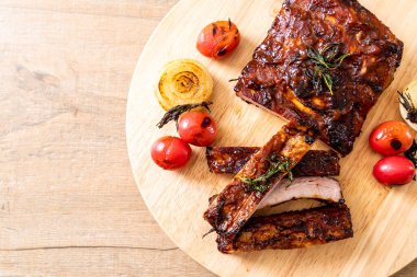 Izgara Barbekü kaburga domuz