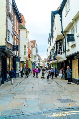 York, Yorkshire, İngiltere - 3. Sezon 2019: Stonegate Caddesi 