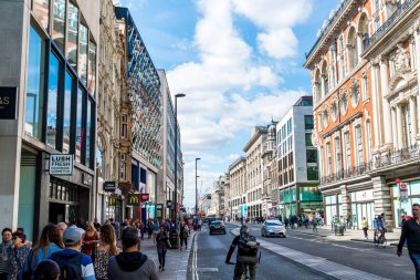 Londra, İngiltere -2 Eylül 2019: Oxfo 'nun ünlü Oxford Sirki