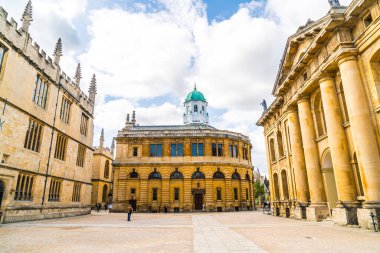 Oxford, Uk - 29 Ağustos 2019; Sheldonian Tiyatrosu. Sheldonian Th