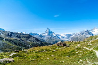 Gösterim Matterhorn Peak Zermatt, İsviçre.