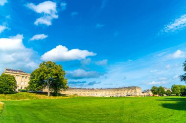 ünlü royal crescent bath, somerset İngiltere İngiltere