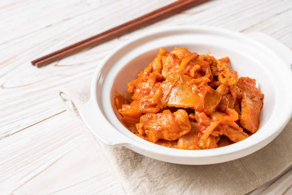 Porc sauté au kimchi — Photo
