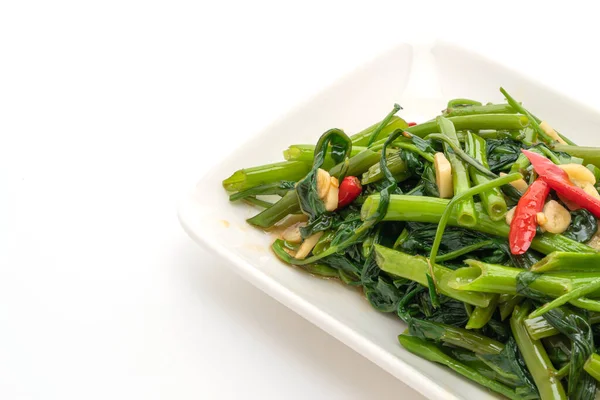 Remover-fritos chino mañana gloria o agua espinacas —  Fotos de Stock
