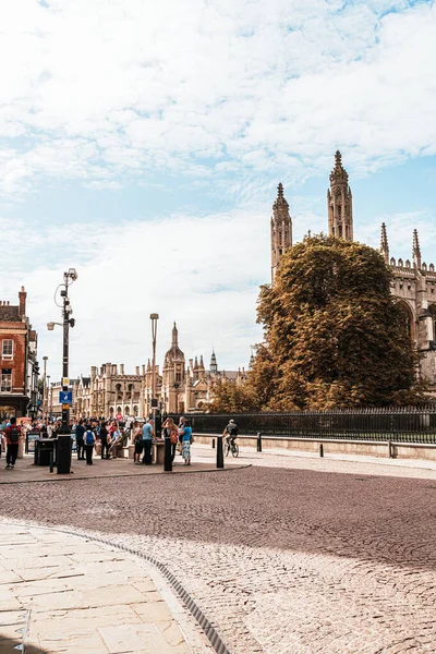 Cambridge, Egyesült Királyság-augusztus 28 2019: Old Street Cambridge-ben, Egyesült Királyság. Ez egy olyan, — Stock Fotó