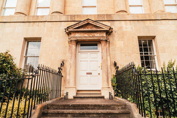 Знаменитый королевский полумесяц в бане Somerset England UK
