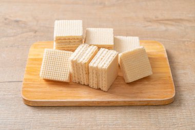 krema ile süt gofret