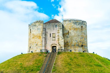 Clifford Kulesi, York' ta tarihi bir kale, İngiltere, İngiltere