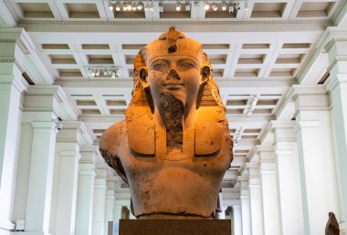 Londra / İngiltere - 2 SEP 2019: Londra 'daki British Museum, İngiltere