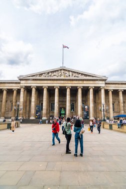 Londra / İngiltere - 2 SEP 2019: Londra 'daki British Museum, İngiltere