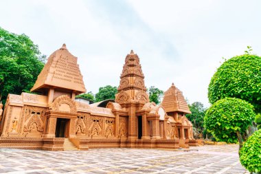 Wat Tham Phu Wa, Kanchanaburi, Thail'de güzel mimari