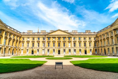 Oxford'daki Güzel Mimari Christ Church Katedrali, İngiltere 