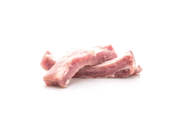 Costillas de cerdo crudas frescas — Foto de Stock