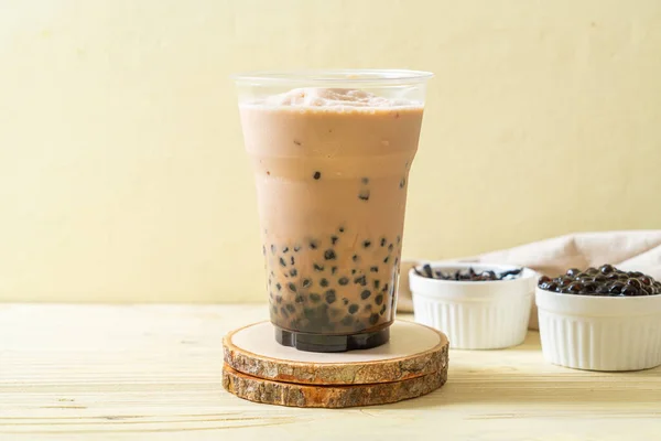 Taiwán té de leche con burbujas — Foto de Stock