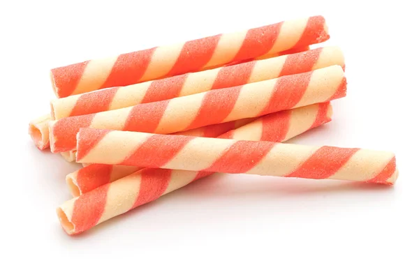Μπισκότο stick με γεύση φράουλα κρέμα — Φωτογραφία Αρχείου