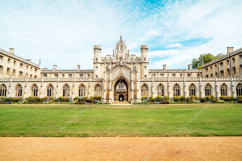 Beautiful Architecture St. John's College in Cambridge
